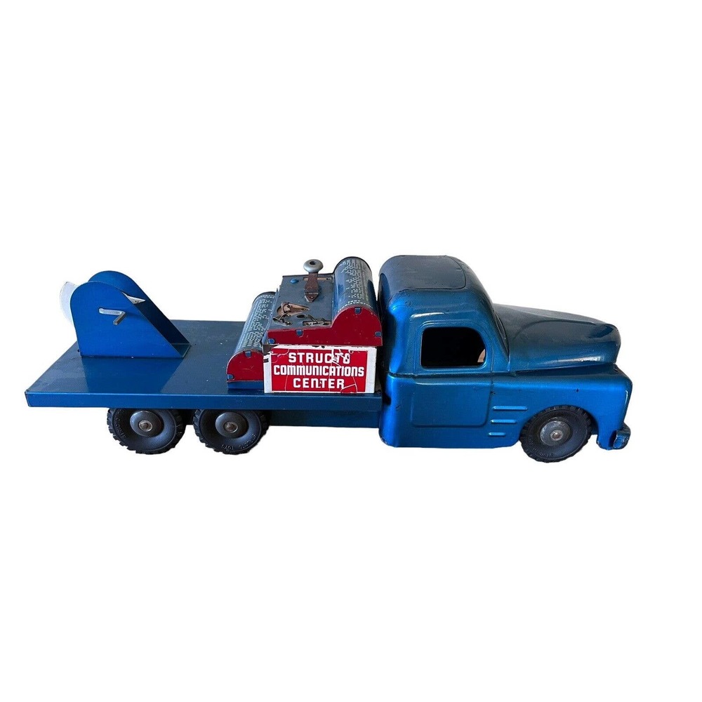 STRUCTO - MOBILE COMMUNICATIONS CENTER TRUCK - MORSE CODE - 21 INCHES STEEL